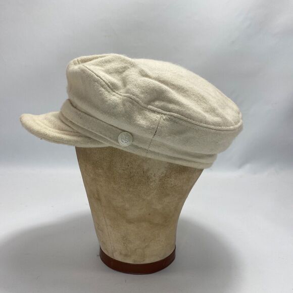 Fiddlers Dutch Boy White Wool Cap Hat Aegean Greece Fisherman Sailor Ethnic 22" - Picture 3 of 10